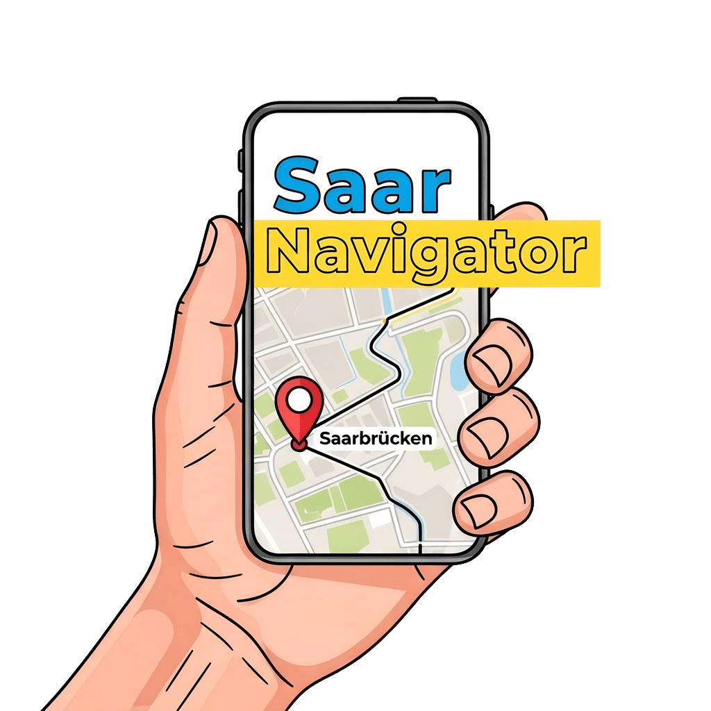 SaarNavigator App on Phone